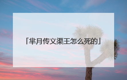 芈月传义渠王怎么死的