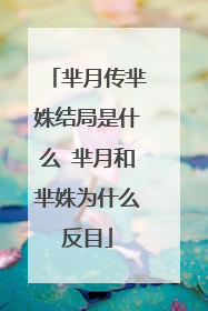 芈月传芈姝结局是什么 芈月和芈姝为什么反目