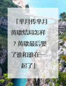 芈月传芈月黄歇结局怎样？黄歇最后娶了谁和谁在一起了