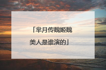 芈月传魏姬魏美人是谁演的