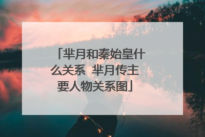 芈月和秦始皇什么关系 芈月传主要人物关系图