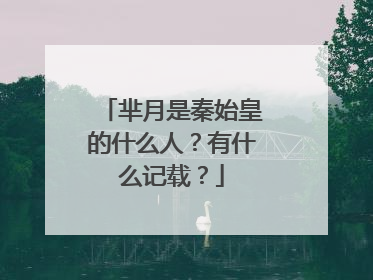 芈月是秦始皇的什么人？有什么记载？