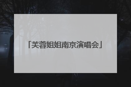 芙蓉姐姐南京演唱会