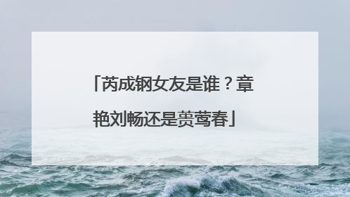 芮成钢女友是谁？章艳刘畅还是蒉莺春