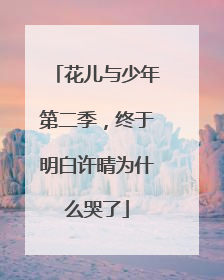 花儿与少年第二季,终于明白许晴为什么哭了