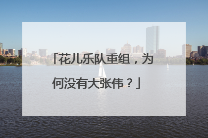 花儿乐队重组，为何没有大张伟？