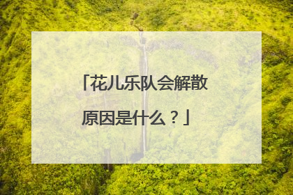 花儿乐队会解散原因是什么?