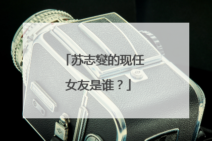 苏志燮的现任女友是谁？