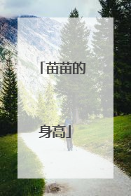 苗苗的身高