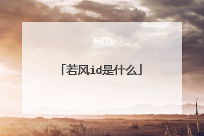 若风id是什么