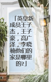 英皇新成员王子杰,王子豪,高广泽,李晓楠他们的家是哪里的?