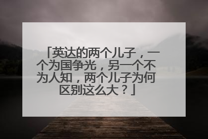英达的两个儿子，一个为国争光，另一个不为人知，两个儿子为何区别这么大？