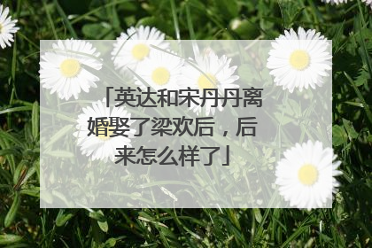 英达和宋丹丹离婚娶了梁欢后，后来怎么样了