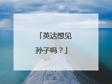 英达想见孙子吗?