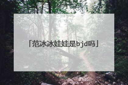 范冰冰娃娃是bjd吗