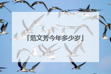 范文芳今年多少岁