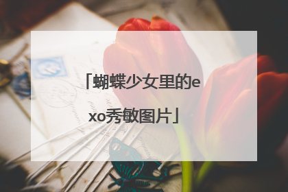 蝴蝶少女里的exo秀敏图片