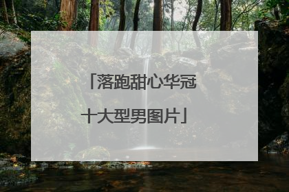 落跑甜心华冠十大型男图片