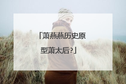 萧燕燕历史原型萧太后?