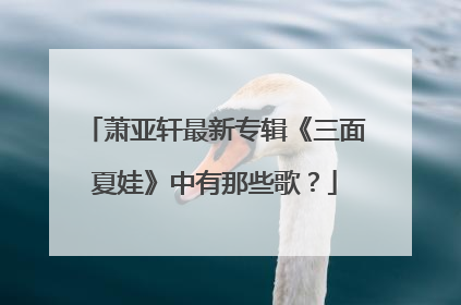 萧亚轩最新专辑《三面夏娃》中有那些歌？
