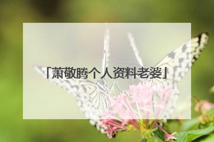 萧敬腾个人资料老婆