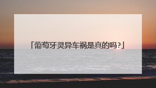 葡萄牙灵异车祸是真的吗?