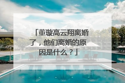 董璇高云翔离婚了，他们离婚的原因是什么？