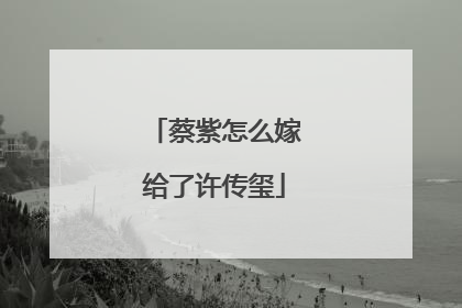 蔡紫怎么嫁给了许传玺