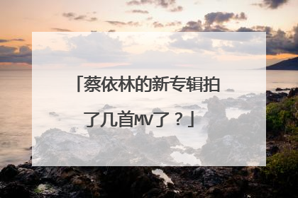 蔡依林的新专辑拍了几首MV了?