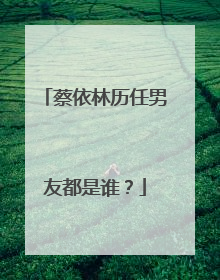 蔡依林历任男友都是谁?