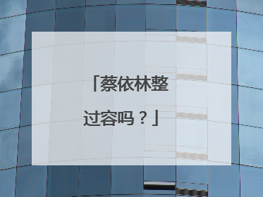 蔡依林整过容吗？