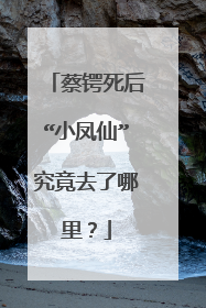 蔡锷死后“小凤仙”究竟去了哪里?
