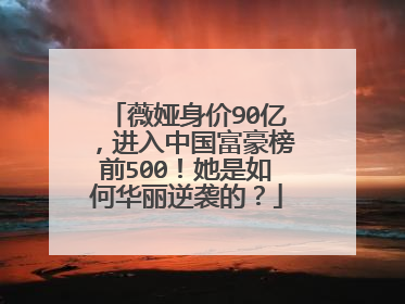 薇娅身价90亿,进入中国富豪榜前500!她是如何华丽逆袭的?