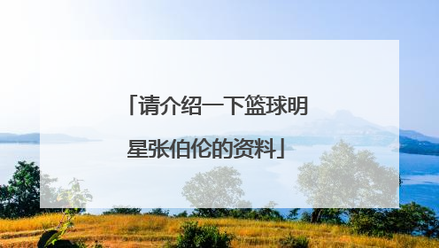 请介绍一下篮球明星张伯伦的资料