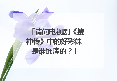 请问电视剧《搜神传》中的好彩妹是谁饰演的?