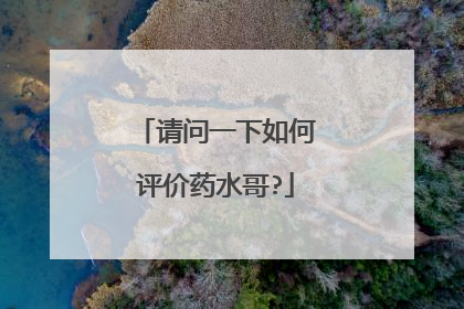 请问一下如何评价药水哥?