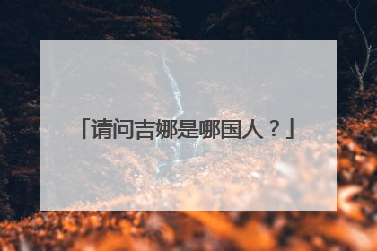 请问吉娜是哪国人?
