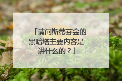 请问斯蒂芬金的黑暗塔主要内容是讲什么的？