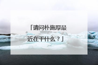 请问朴施厚最近在干什么?