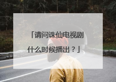 请问诛仙电视剧什么时候播出？