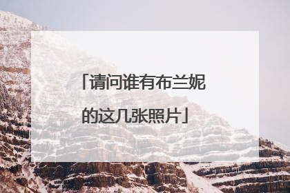 请问谁有布兰妮的这几张照片