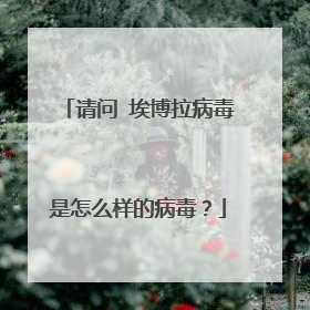 请问 埃博拉病毒是怎么样的病毒?