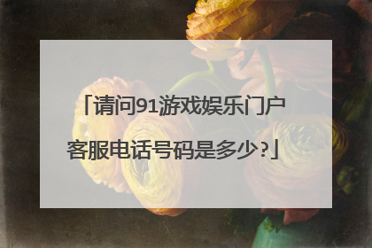 请问91游戏娱乐门户客服电话号码是多少?