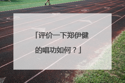 评价一下郑伊健的唱功如何?