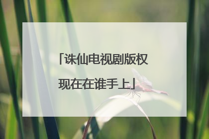 诛仙电视剧版权现在在谁手上