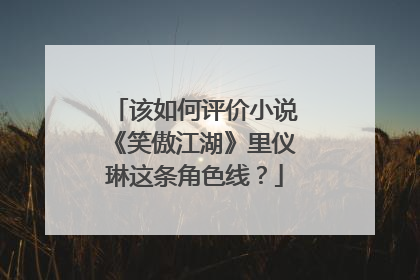 该如何评价小说《笑傲江湖》里仪琳这条角色线？