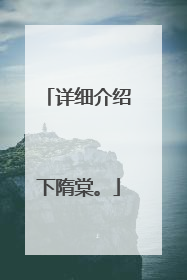 详细介绍下隋棠。