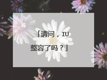 请问,IU整容了吗?