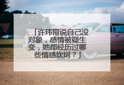 许玮甯说自己没对象，感情被疑生变，她都经历过哪些情感坎坷？
