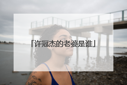 许冠杰的老婆是谁